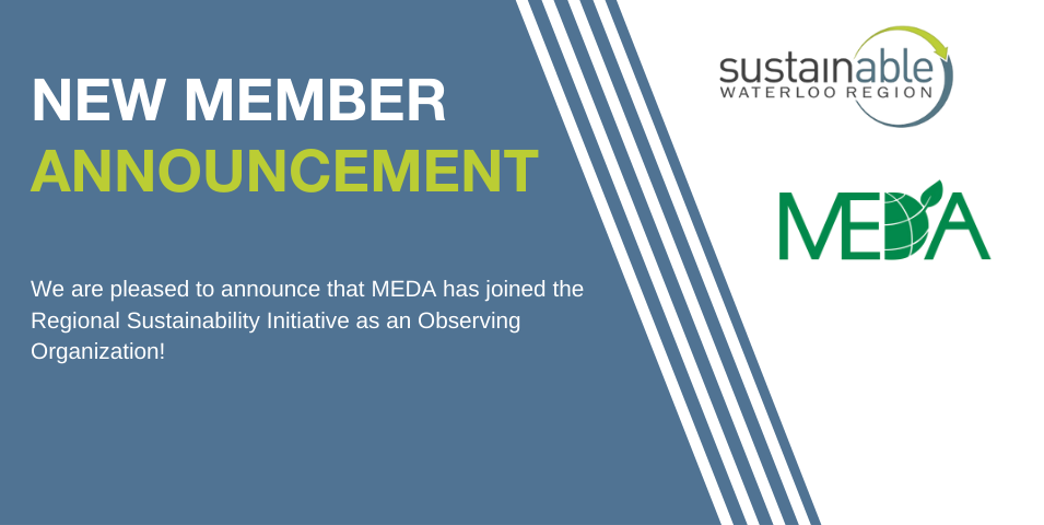 New Member Announcement. We are pleased to announce that MEDA has joined the Regional Sustainability Initiative as an Observing Organization. 